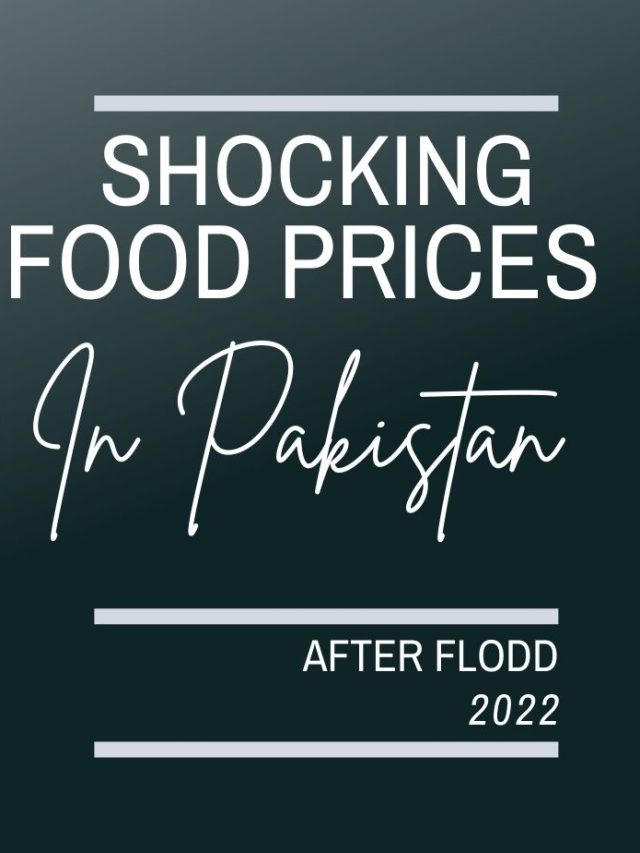 Shocking Food Prices in Pakistan after Flood 2022